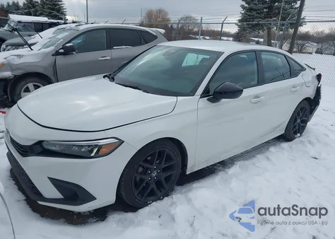 2023 Honda Civic Sport из США, поврежденный, VIN 2HGFE2F50PH563888